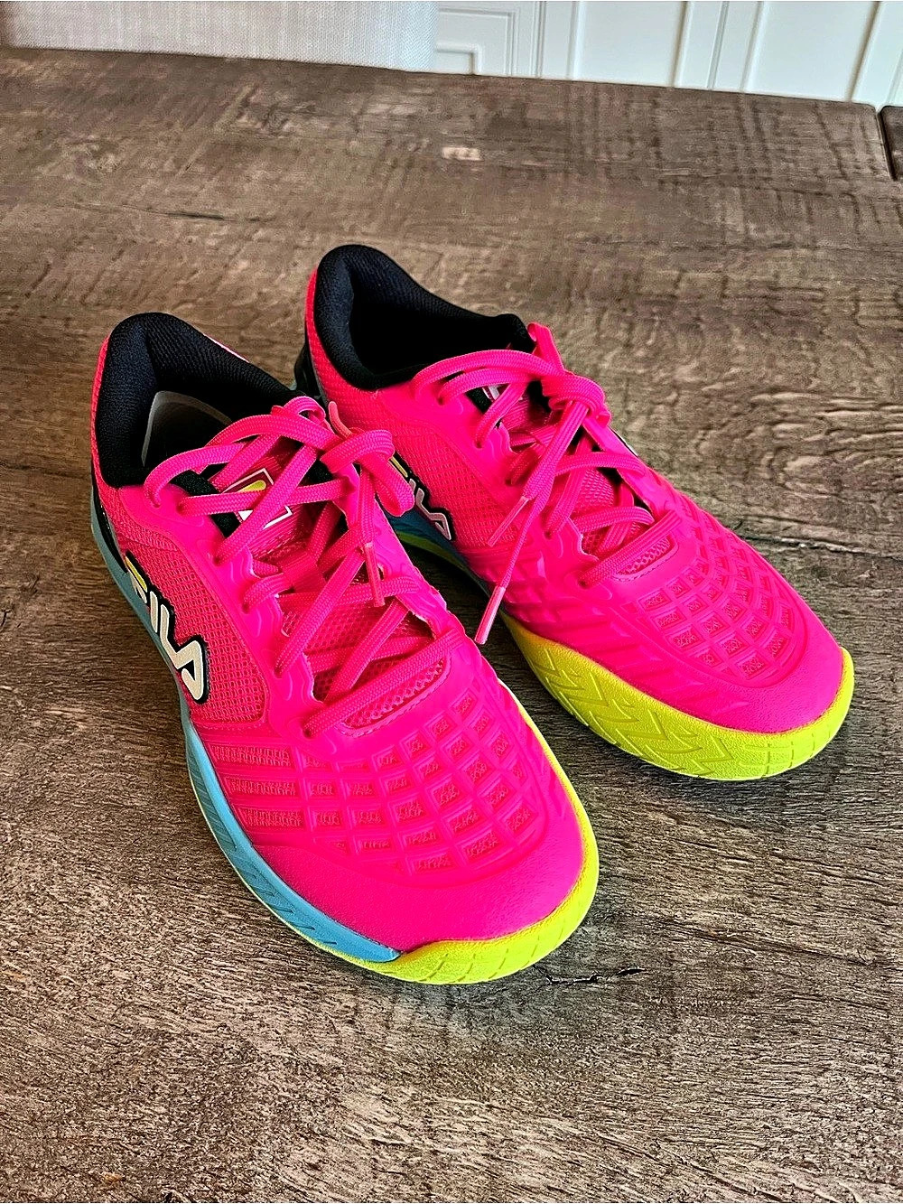 Fila Axilus 2 Energized Court Shoes Pink & Blue US 8
